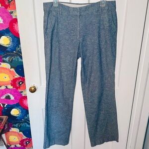 J. Crew Chambray Trousers